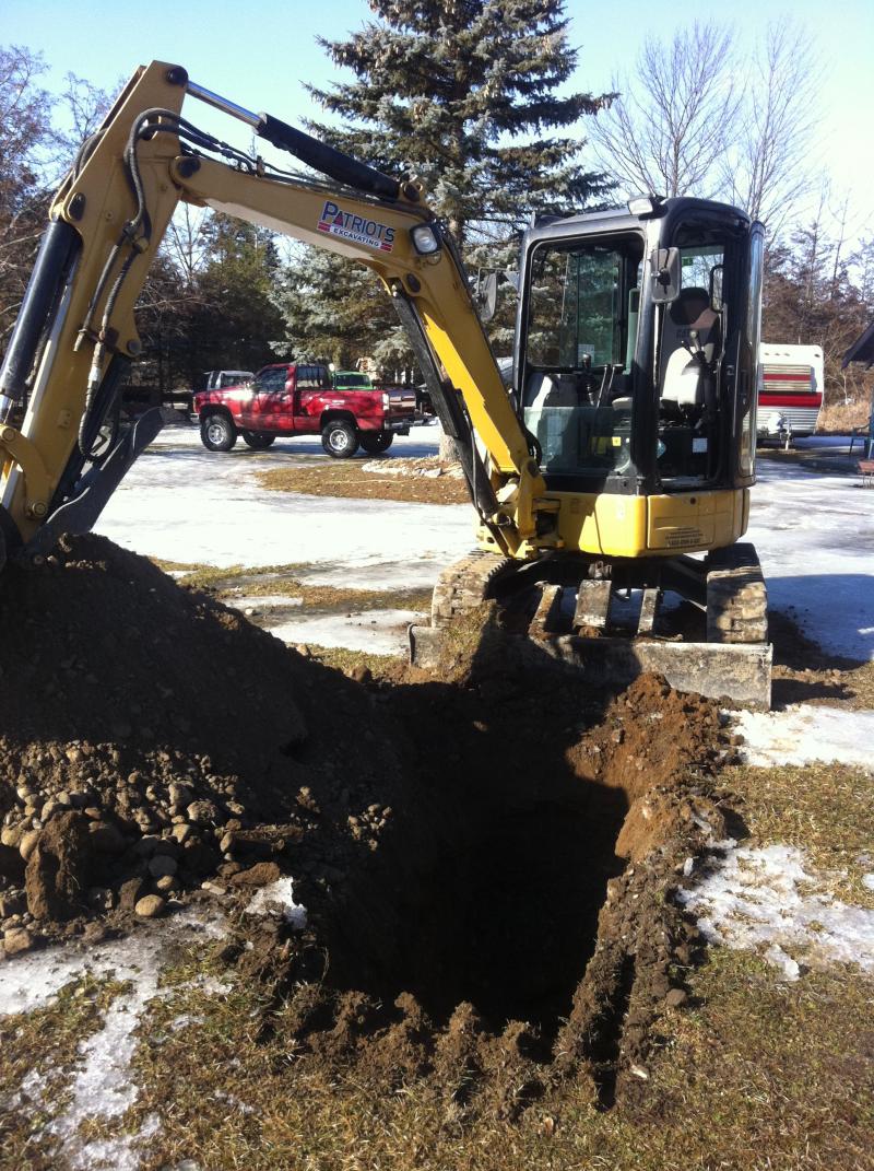Test Hole to check Soil Type
